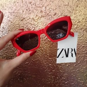 NWT Zara Red Sunglasses